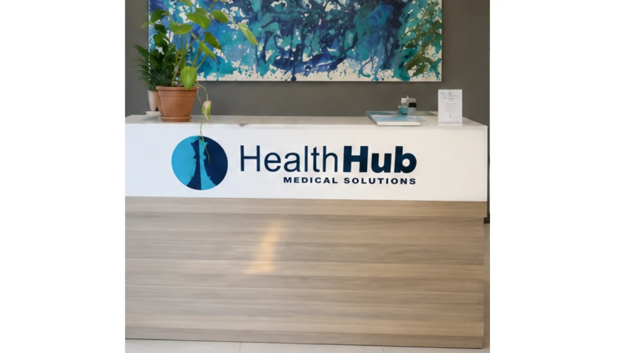 HealthHub Medical Solutions reception in Milpark